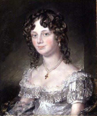 Portret van Mevrouw Mary Fisher, vrouw van John Fisher, Aartsdiaken van Berkshire, 1816 door John Constable