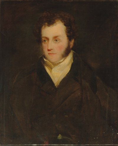 Portret van een heer, traditioneel geïdentificeerd als Lancelot Archer-Burton door John Constable