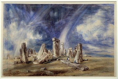 Prehistorische site van Stonehenge door John Constable