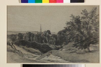 Kathedraal van Salisbury vanaf Old Sarum door John Constable