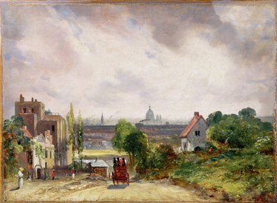 Cottage van Sir Richard Steele, Hampstead, c.1832 door John Constable