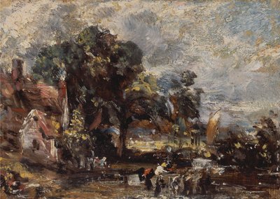 Schets voor De hooiwagen door John Constable