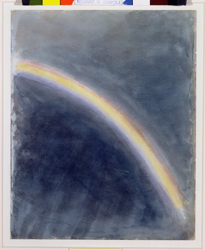 Luchtstudie met Regenboog, 1827 door John Constable