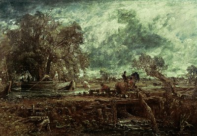 Studie voor Het Springende Paard, c.1825 door John Constable