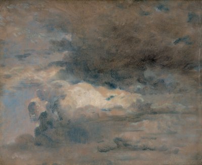 Studie van Wolken - Avond, 31 augustus 1822 door John Constable