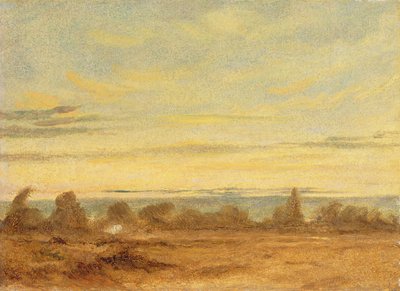 Zomer - Avondlandschap door John Constable