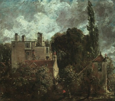 Het Bos, of het Huis van de Admiraal in Hampstead door John Constable