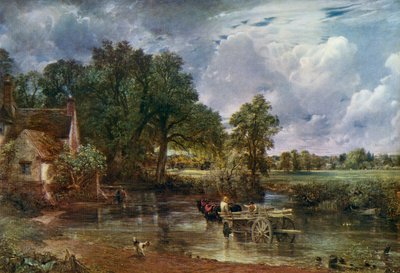 De hooiwagen, 1821, 1912 door John Constable
