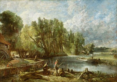 De Jonge Waltonians - Stratford Mill, c.1819-25 door John Constable