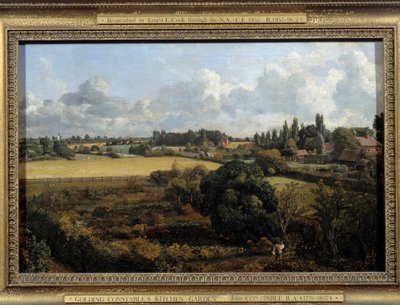 De moestuin en fruittuin door John Constable