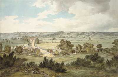 Vallei van de Stour met Stratford St Mary gezien vanaf Dedham door John Constable