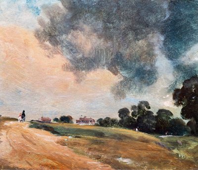 Uitzicht op Hampstead, kijkend naar het oosten door John Constable