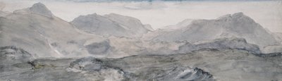 Uitzicht vanaf de Top van Honister Crag door John Constable