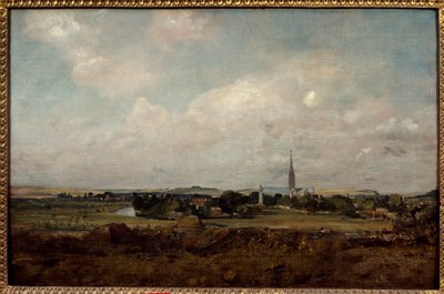 Uitzicht op Salisbury in Engeland door John Constable