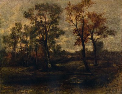 West End Fields, Hampstead, c1833 door John Constable