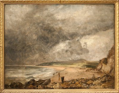 Weymouth Bay naderende storm door John Constable