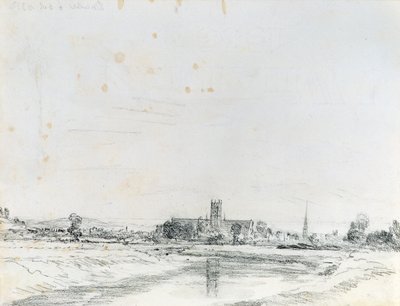 Kathedraal van Worcester vanuit het zuiden door John Constable
