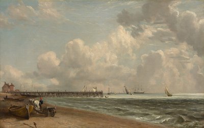 Yarmouth Pier, ca. 1822-23 door John Constable