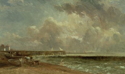 Yarmouth Pier, 1822 door John Constable
