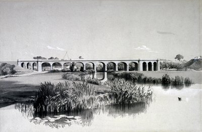 Avon Viaduct, Wolston, 2 juli 1837 door John Cooke Bourne