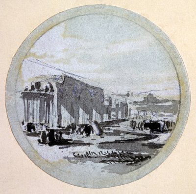 Bouwen, London & Birmingham Railway, ca. 1838 door John Cooke Bourne