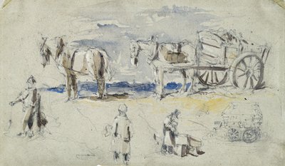 Bouw van de London en Birmingham Railway, c.1835 door John Cooke Bourne