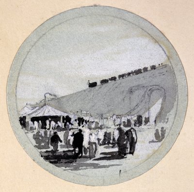 Openen, London & Birmingham Railway, ca. 1838 door John Cooke Bourne