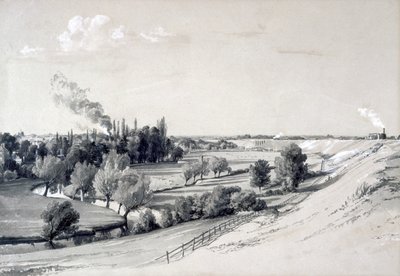 Watford Embankment, Hertfordshire, 29 oktober 1837 door John Cooke Bourne