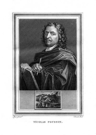 Nicolas Poussin, Franse schilder, 1825 door John Corner