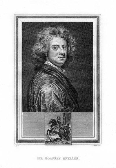 Sir Godfrey Kneller, Duits-Engelse barokschilder, 1825 door John Corner