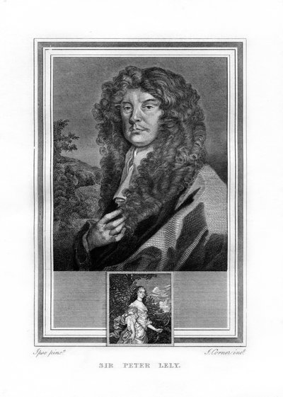 Sir Peter Lely, Nederlands-Engelse barokschilder, 1825 door John Corner