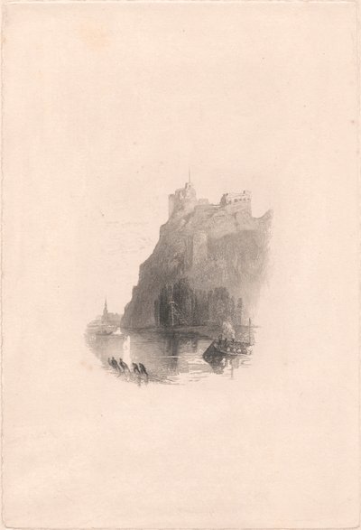 Chateau Gaillard, vanuit het zuiden door John Cousen