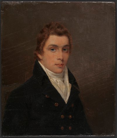 Portret van een heer door John Cox Dillman Engleheart