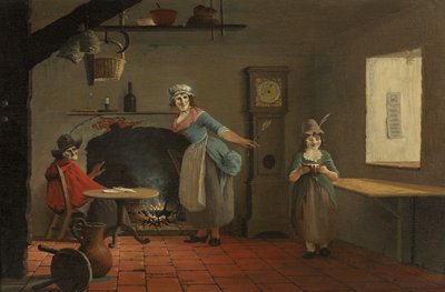 Keukeninterieur door John Cranch