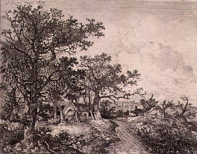 Bij Horsham, uitgegeven door J. & W. Freeman door John Crome