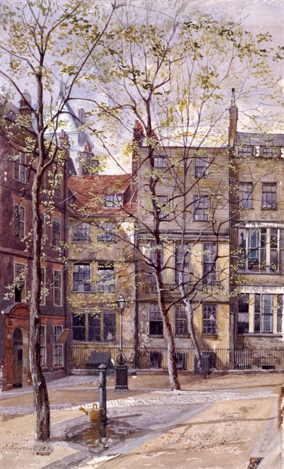 Inner Temple, Londen, 1880 door John Crowther