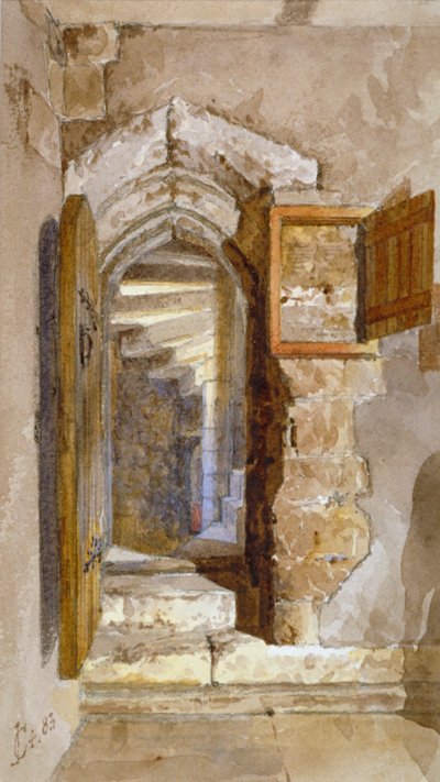 Interieur van de Zouttoren binnen de Tower of London door John Crowther