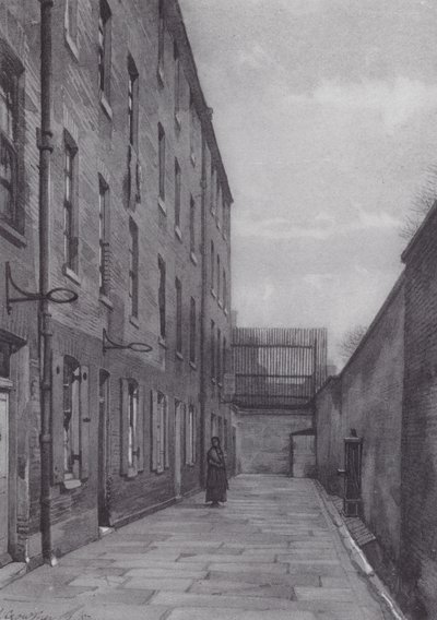 Verloren Londen: Marshalsea Place, Deel van de Schuldgevangenis door John Crowther