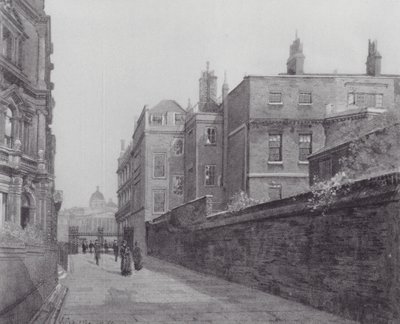 Verloren Londen: Passage in Spring Gardens van Trafalgar Square naar The Mall door John Crowther