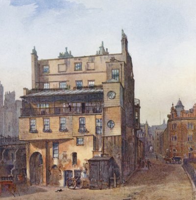Verloren Londen: Het huis van Sir William Congreve, Zuidkant van Cecil Street, Strand door John Crowther