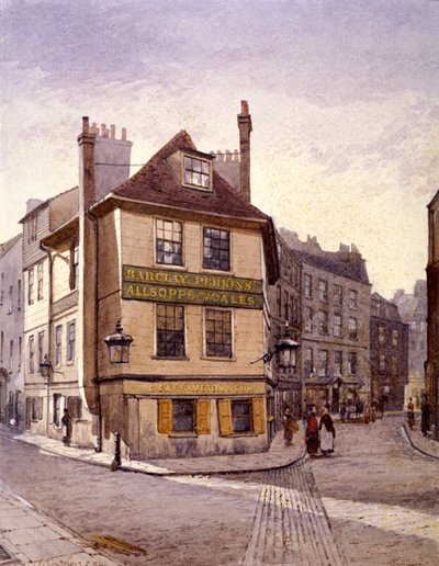 Northumberland Head Inn, Stepney, Londen, 1884 door John Crowther