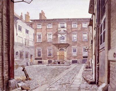 Huis van Sir Christopher Wren, Botolph Lane, Londen door John Crowther