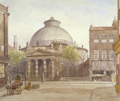 Spa Fields Chapel, Exmouth Street, Finsbury, Londen, 1886 door John Crowther