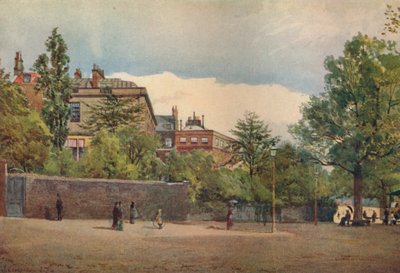Spring Gardens vanaf de Mall, Westminster, Londen door John Crowther