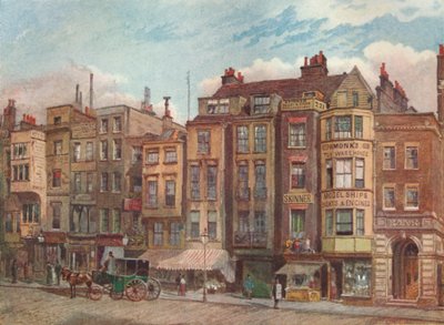 The Strand, tegenover de Rechtbanken, Westminster, Londen, 1881-1926 door John Crowther