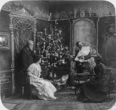 Wat is een huis zonder liefde?, ca. 1900 (zwart-wit foto) door John D. Cress