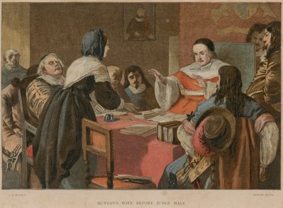 Bunyans vrouw voor rechter Hale door John Dawson Watson