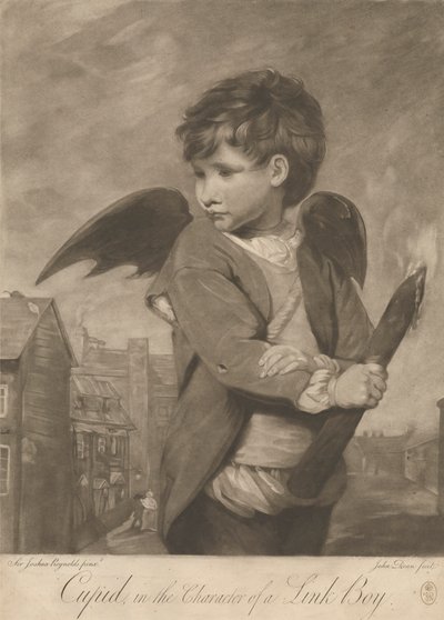 Cupido als een Lantaarnjongen door John Dean