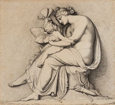 Venus en Cupido door John Deare