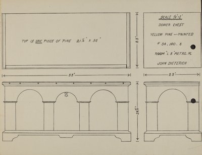 Pa. Duitse bruidskist door John Dieterich